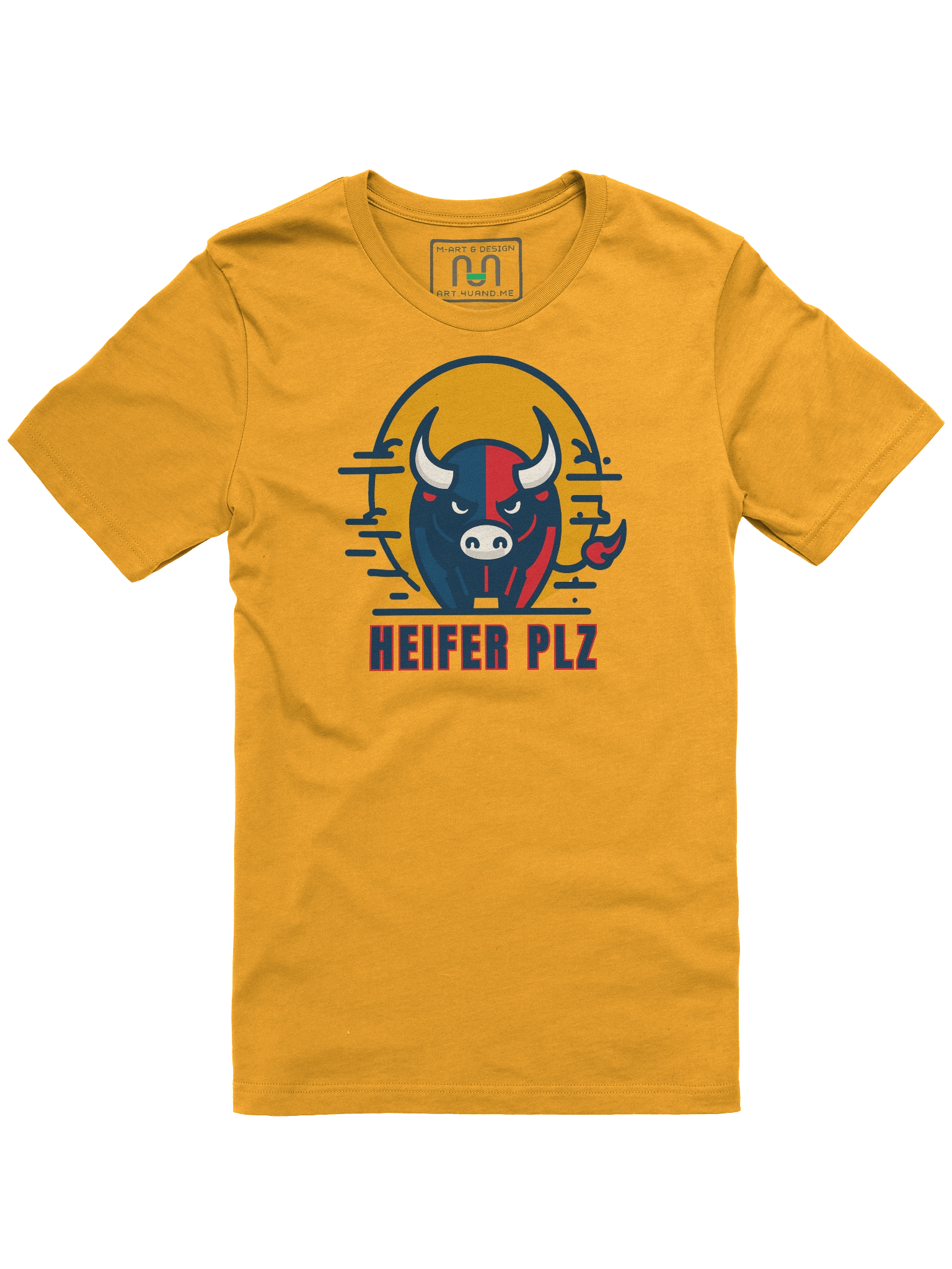 HEIFER PLZ Power Tee – Unleash the Bull, Own the Flame product image (1)