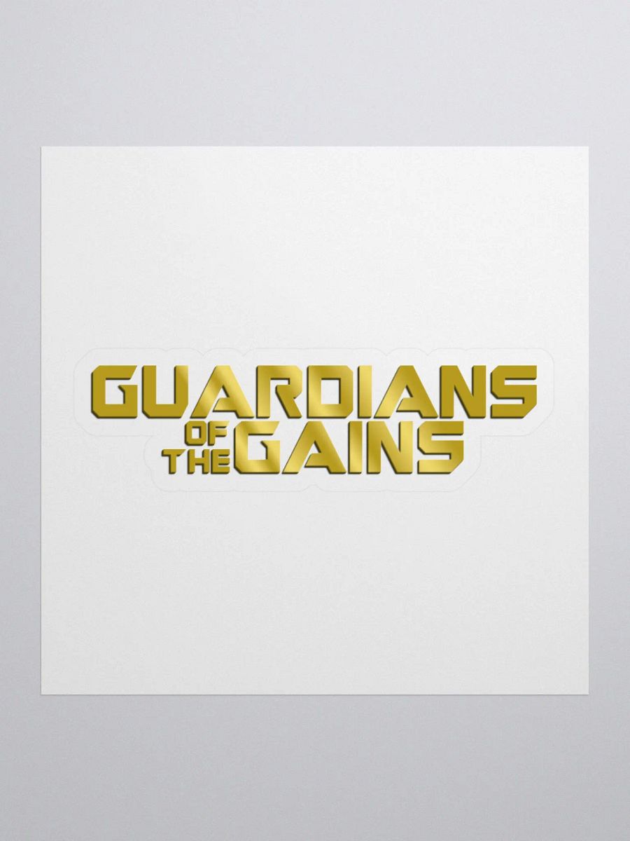 Guardians of the Gains Sticker product image (1)