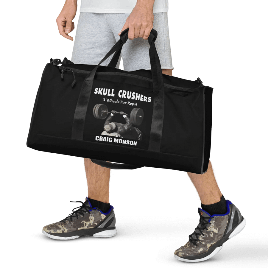 Craig Monson Three Wheels For Reps! Duffle Bag product image (9)