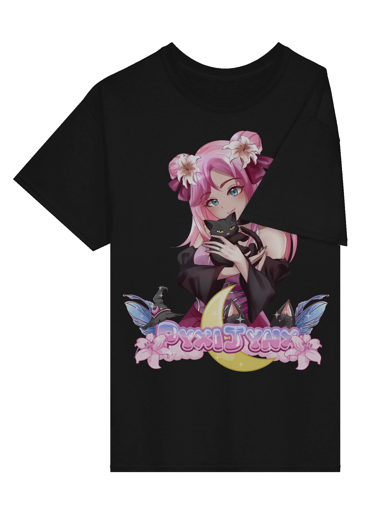 "Ailurophile" Pyxi Jynx with Logo T-Shirt product image (3)