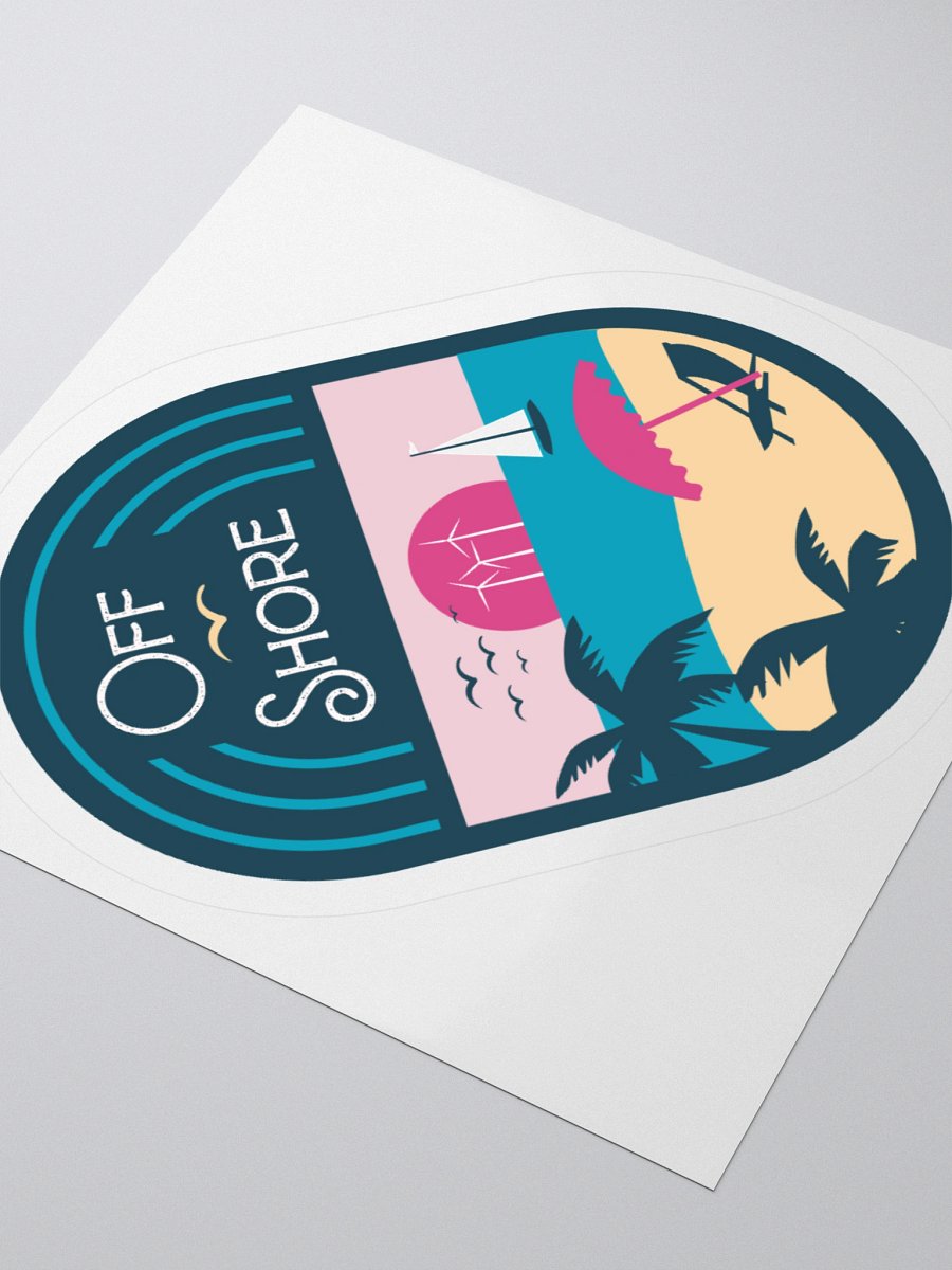 Offshore Vacay Sticker product image (8)