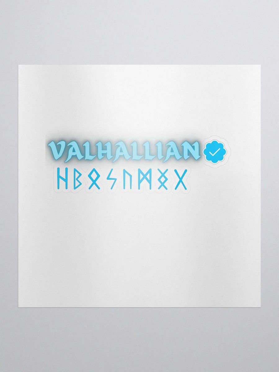 Verified Valhallain - Sticker product image (1)