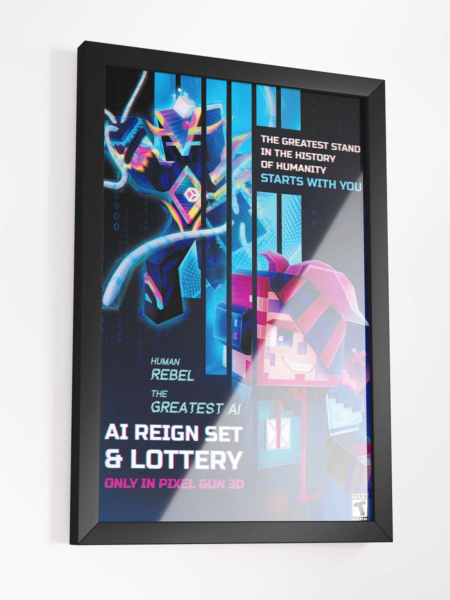 AI Art Poster + Text Framed product image (12)