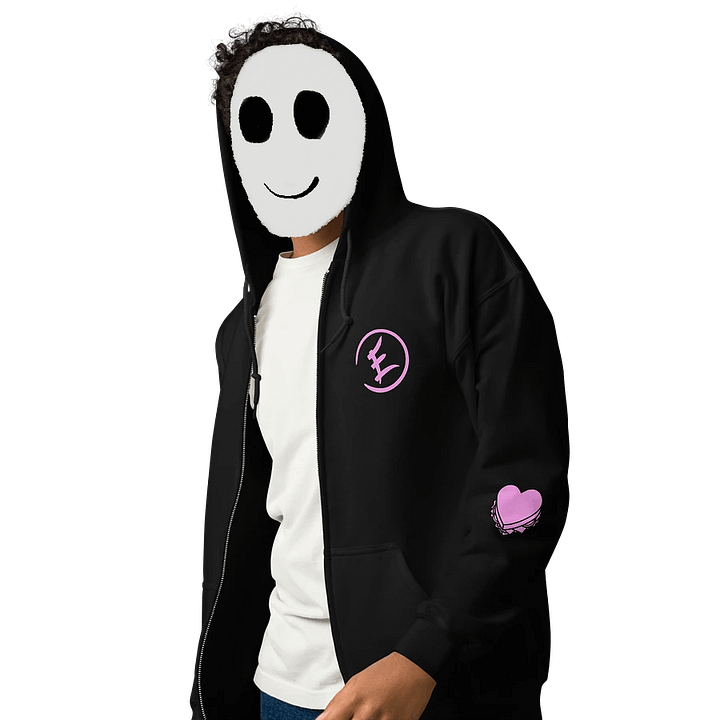 Pink-E Zip Up Hoodie product image (1)