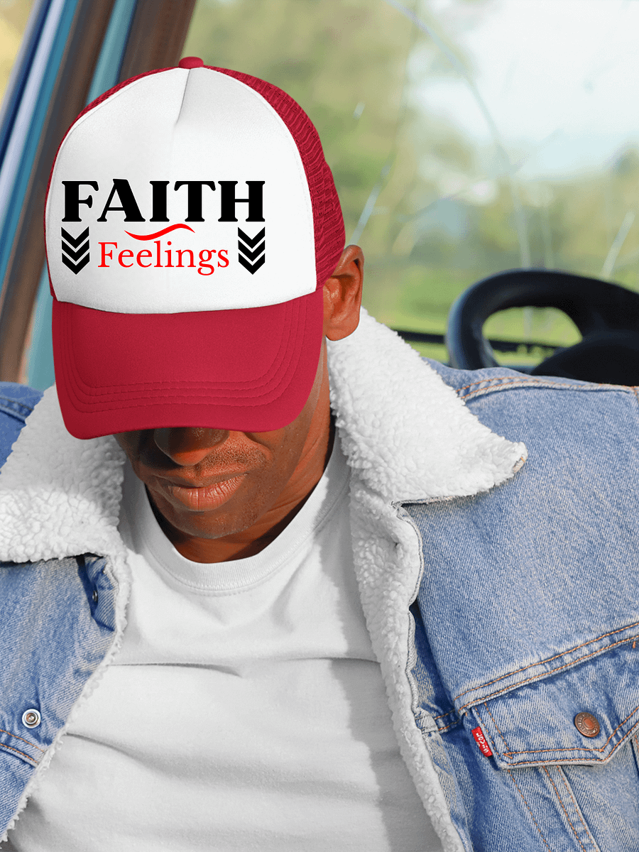 Faith Feeling Faith-Based Trucker Hat. product image (1)