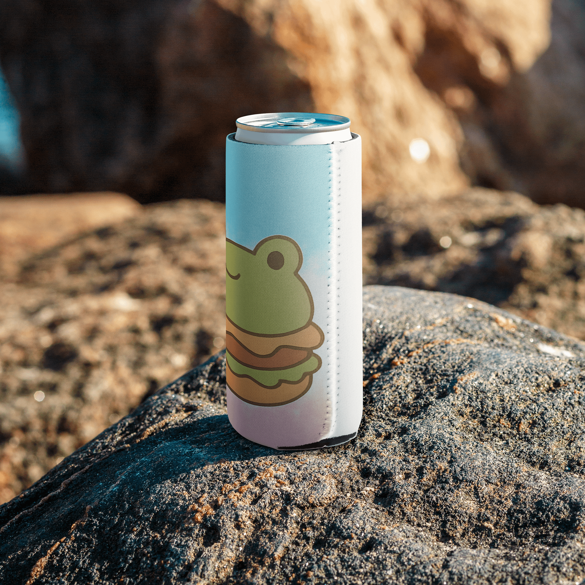 Frogburger Coozie Can Cooler 🐸🍔 product image (7)