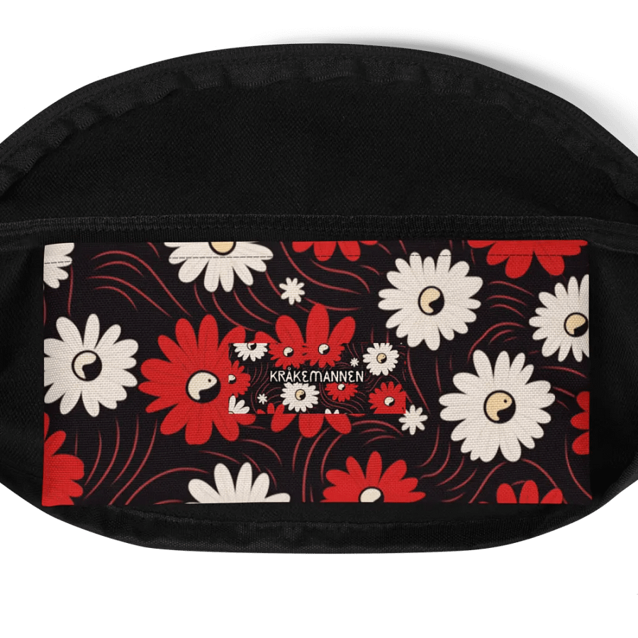 Everyday Essential Fanny Pack 🔴 Red and White Flowers ⚫️ ⚪️ Yin and Yang product image (4)