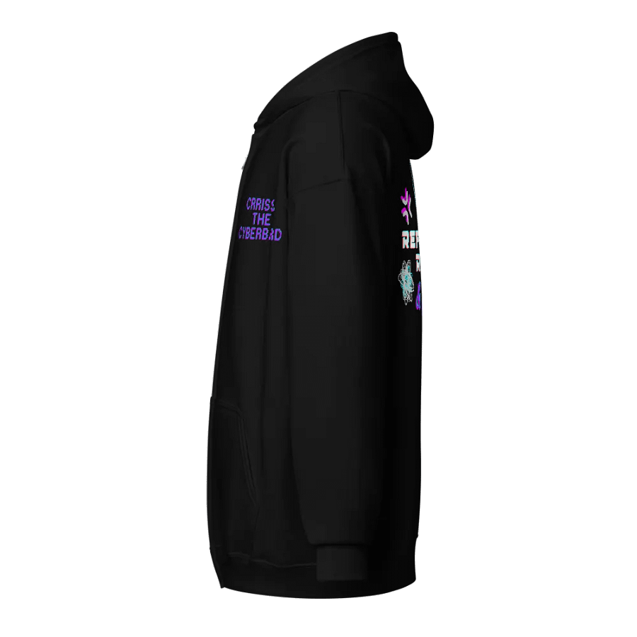Crrissa - Glitch - Dark Zip Up Hoodies product image (9)