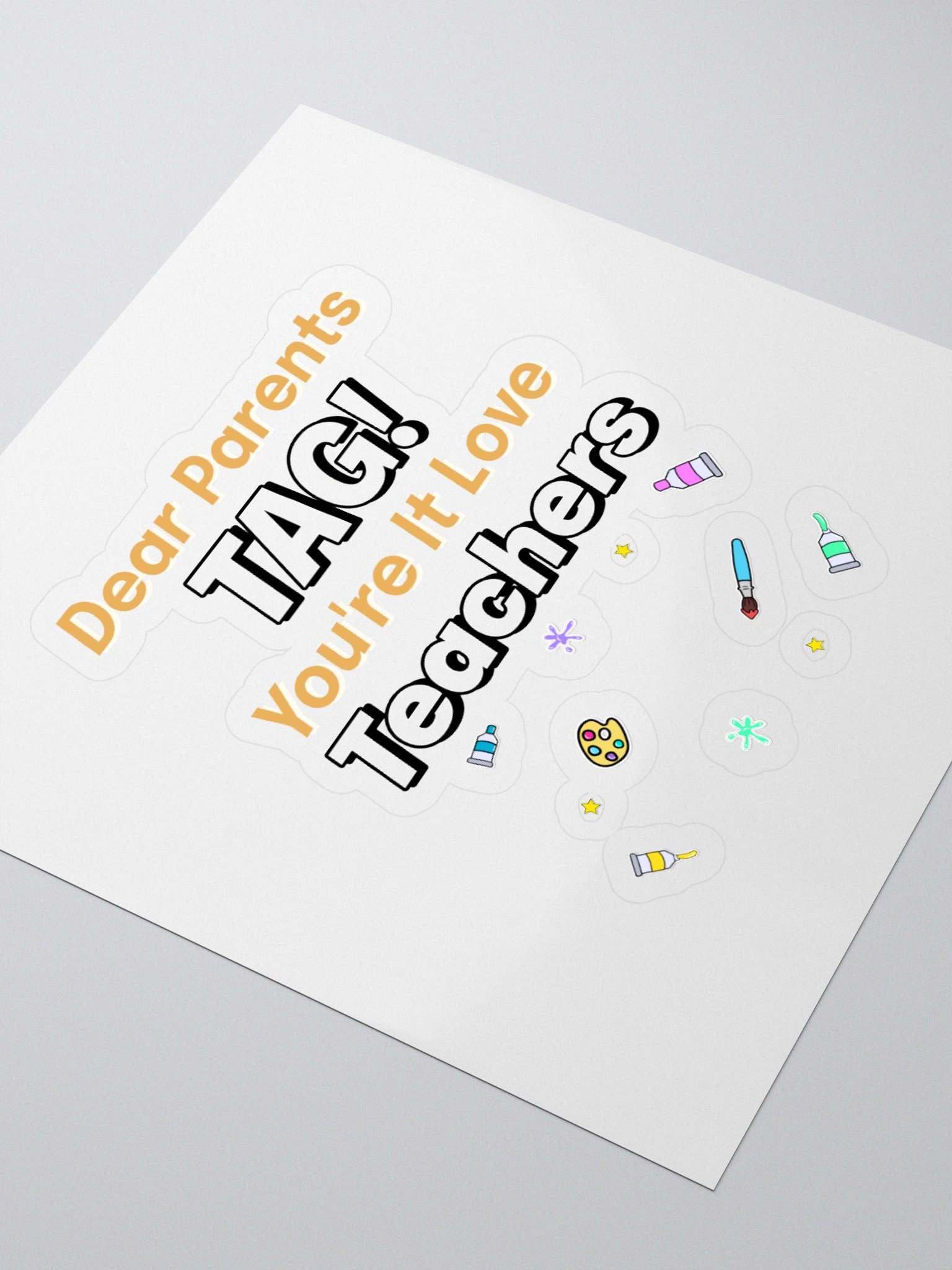 Teacher's Appreciation Kiss Cut Stickers product image (3)