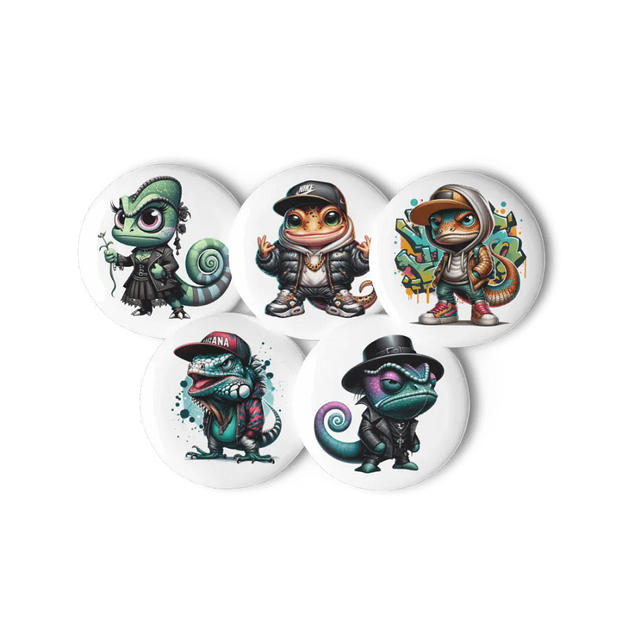 Rebellious Lizards Pin Set product image (4)