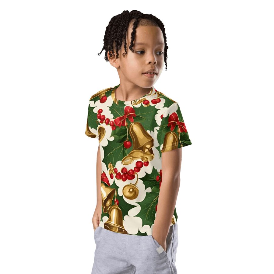 Festive Bells and Berries Kids T-Shirt product image (12)