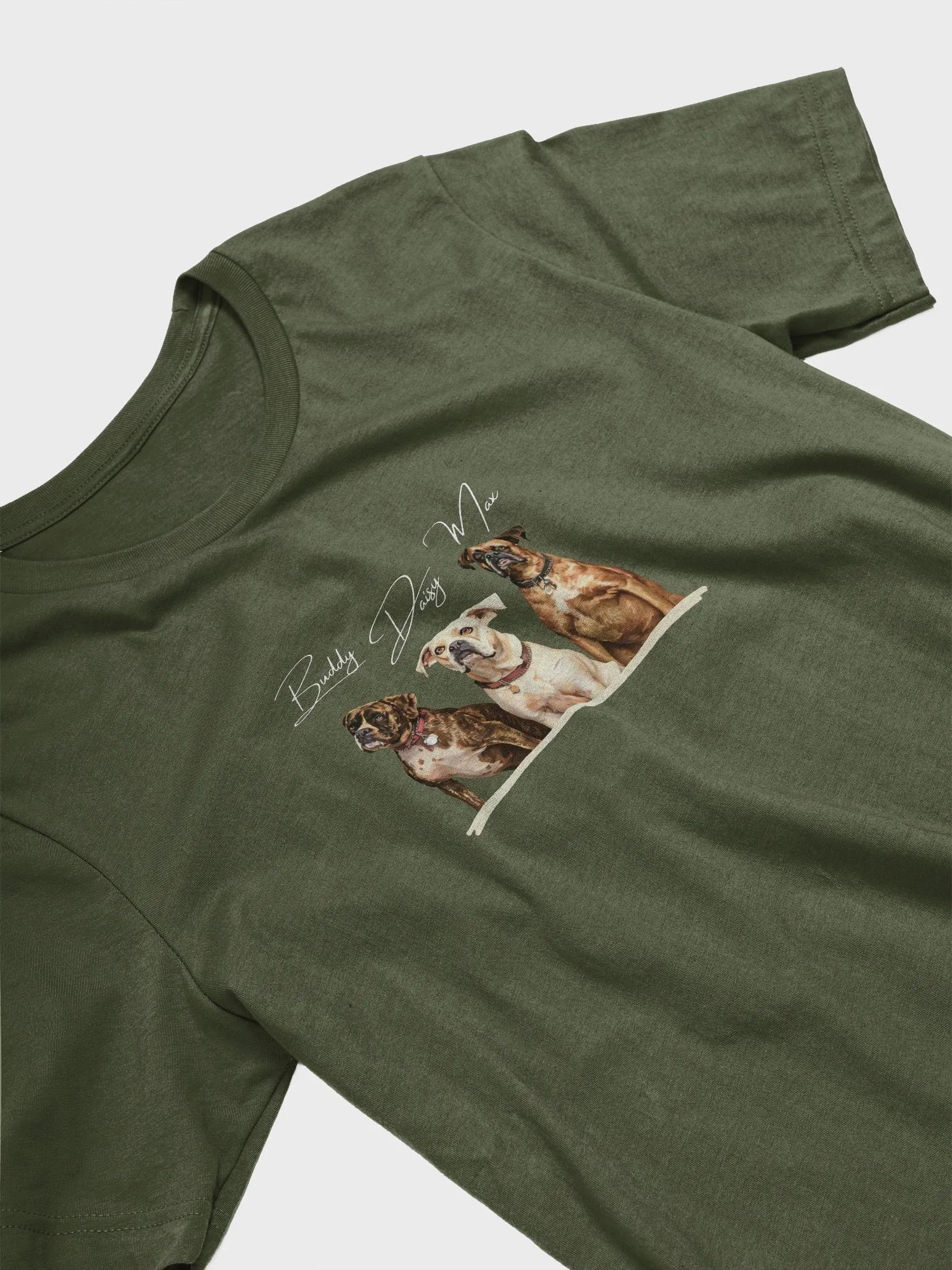 GROUP CUSTOM PET DESIGNS / T-SHIRT WITH PERSONALIZED NAME / DIGITAL ART III product image (4)