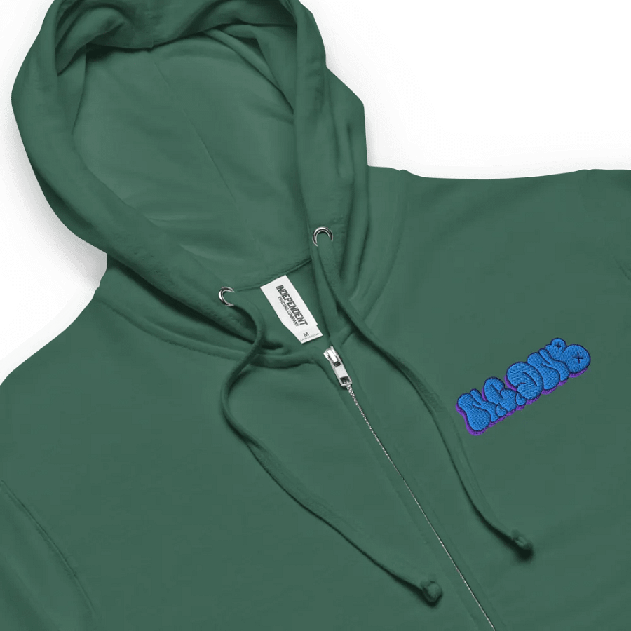 NCDNB Front Embroidered Graffiti Zip-Up Hoodie product image (42)