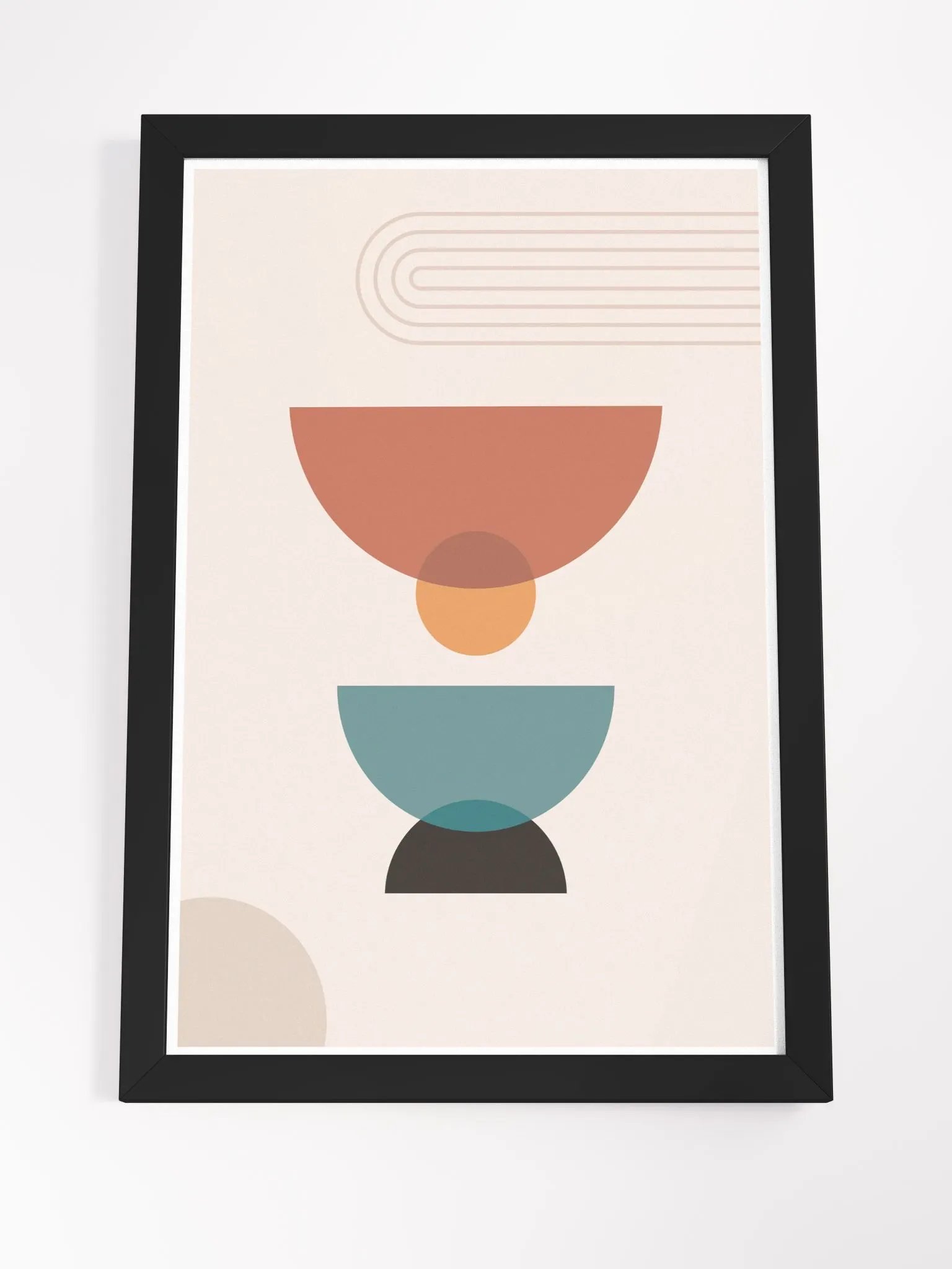 Geometric Harmony Framed Poster product image (19)
