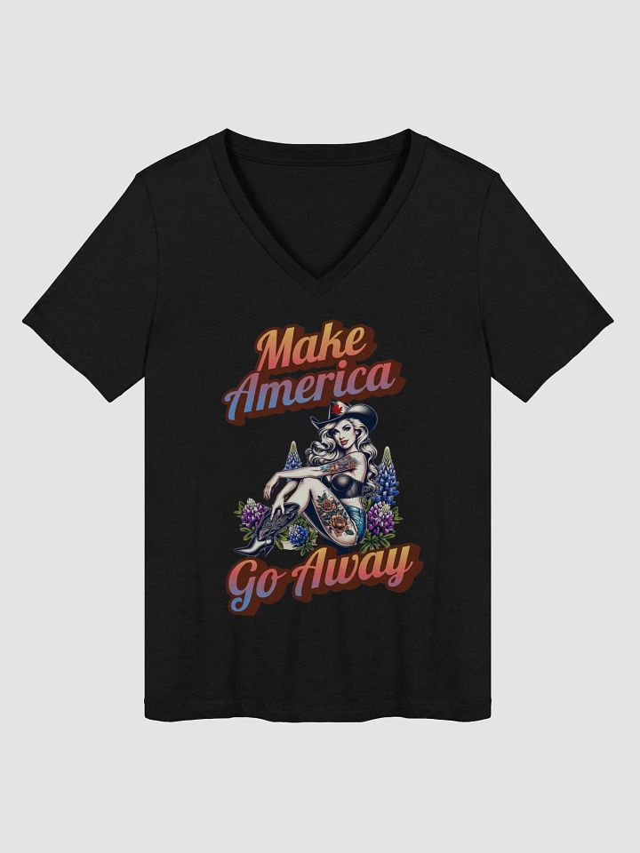 Rebel Cowgirl V-Neck Tee product image (2)