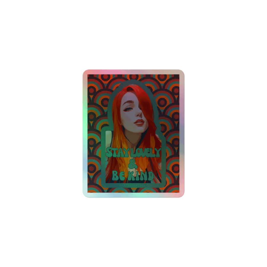 Stay Lovely & Be Kind Holo Retro product image (1)
