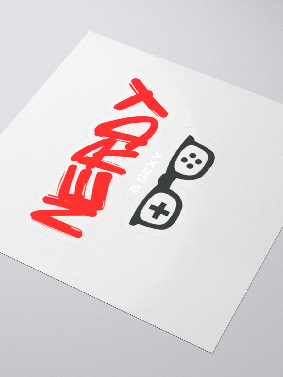 Sexy & Nerdy Red Kiss Sticker product image (3)