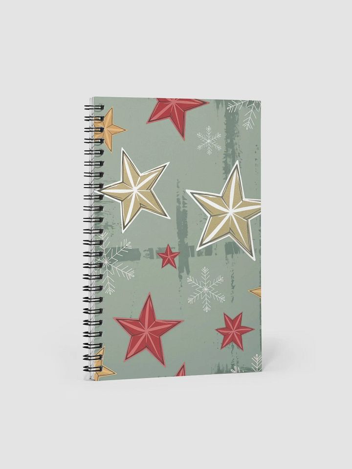 Holiday stars charm-notebook product image (1)