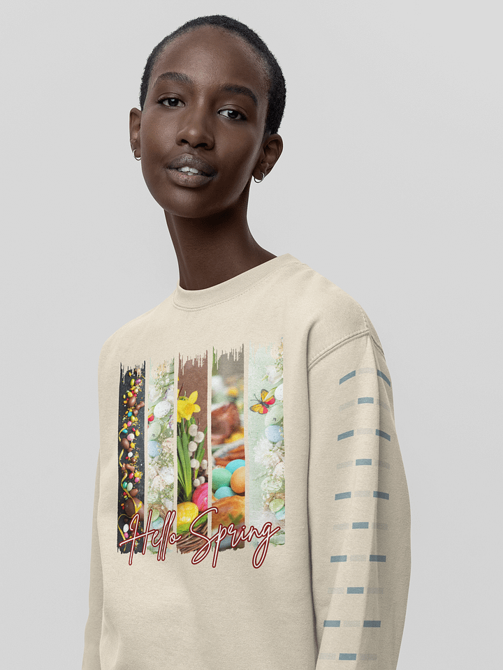 Hello Spring, Easter Elements, Brush Stroke Heritage Sweatshirt product image (1)