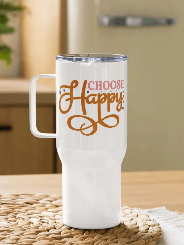 Happy Vibes Travel Mug product image (1)