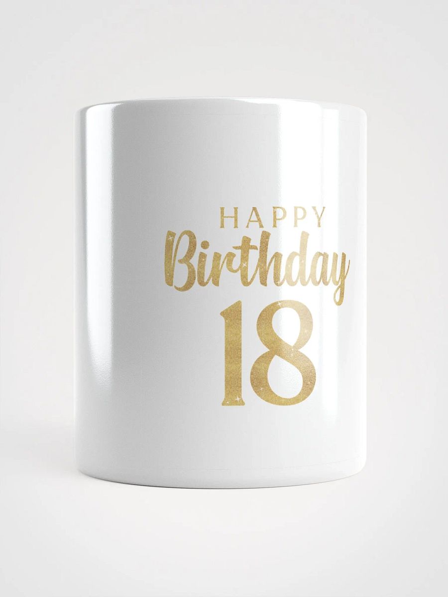 Glittery 18th Birthday Celebration Mug product image (14)
