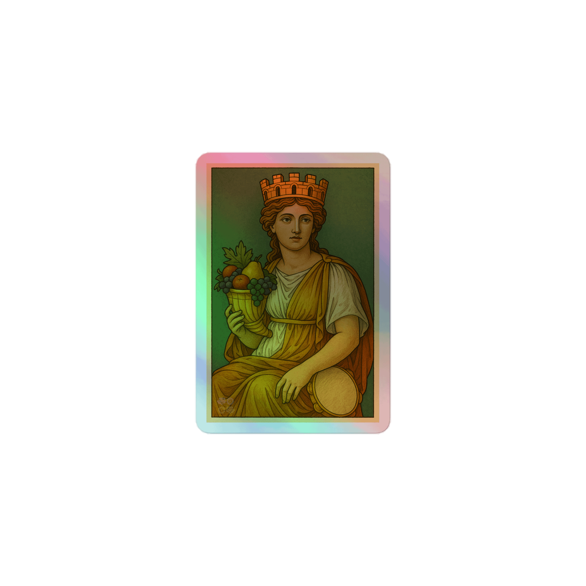 Goddess Fortuna Annonaria Holographic Sticker product image (1)