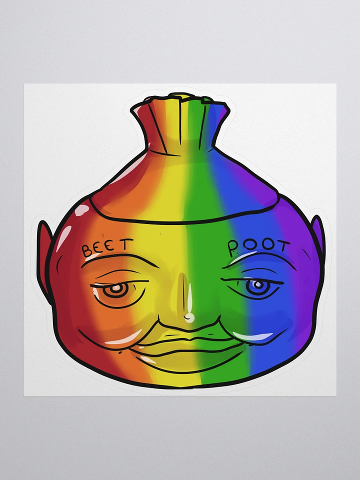 Poot of Pride bubble free stickers product image (1)