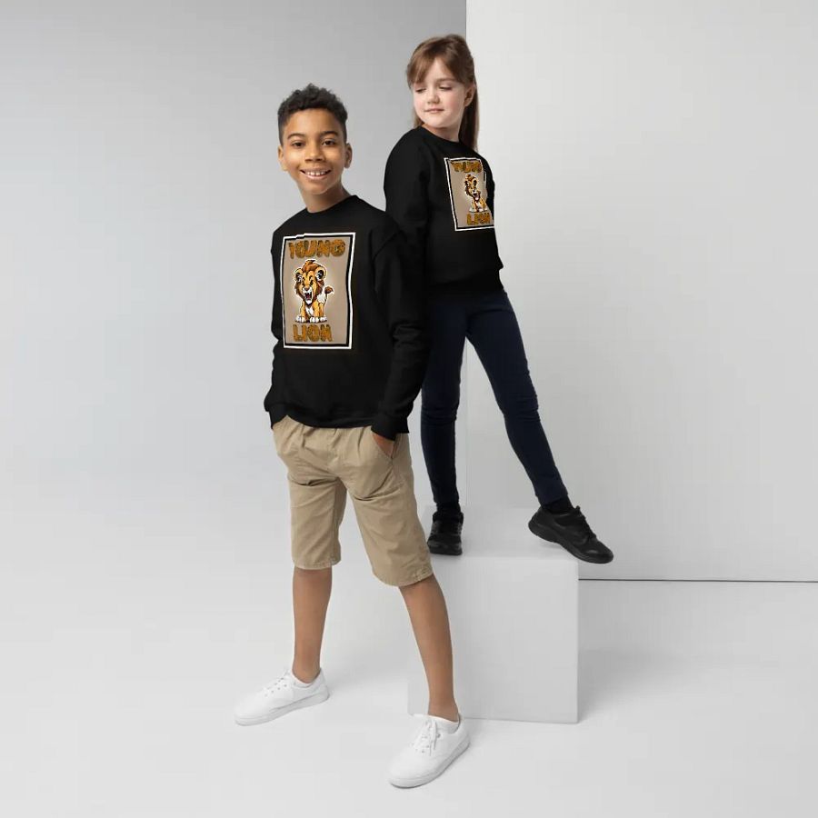 Young Lion Youth Sweatshirt product image (2)