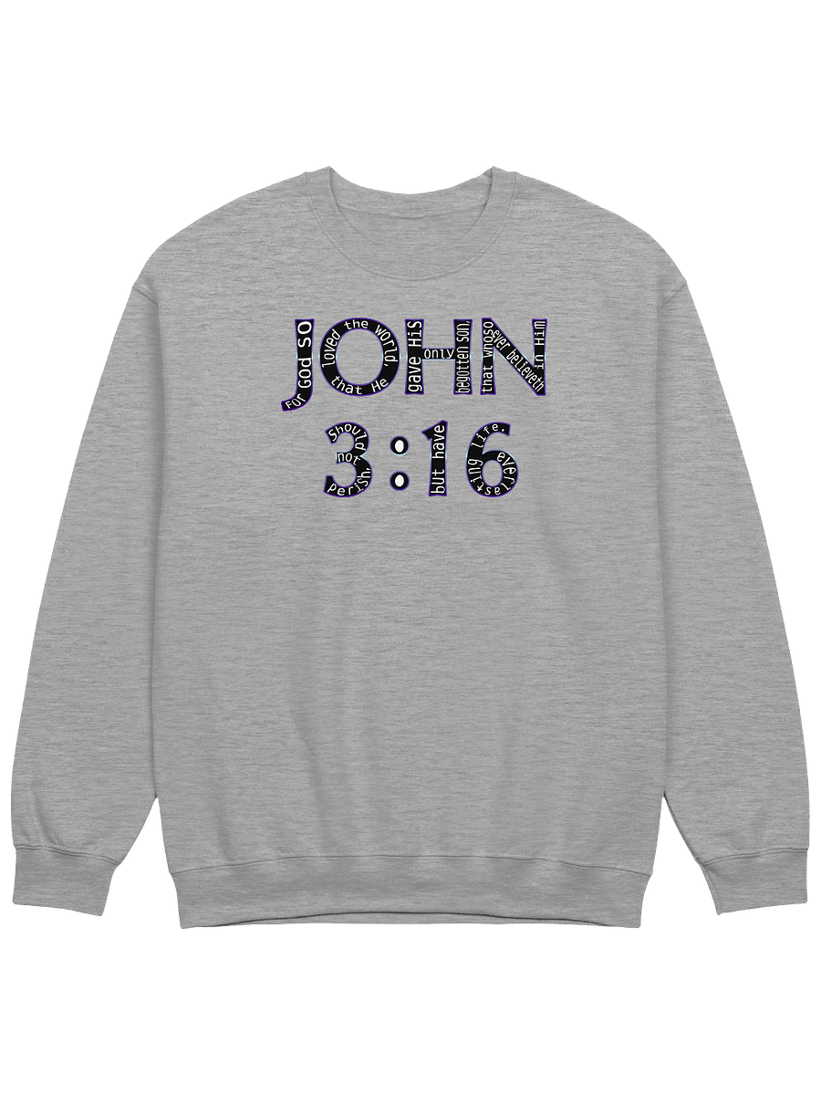 John 3:16 With Verse Sweatshirt product image (1)