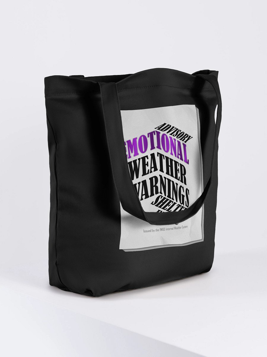 Emotional Weather Warning Tote – IWS Official Advisory product image (4)