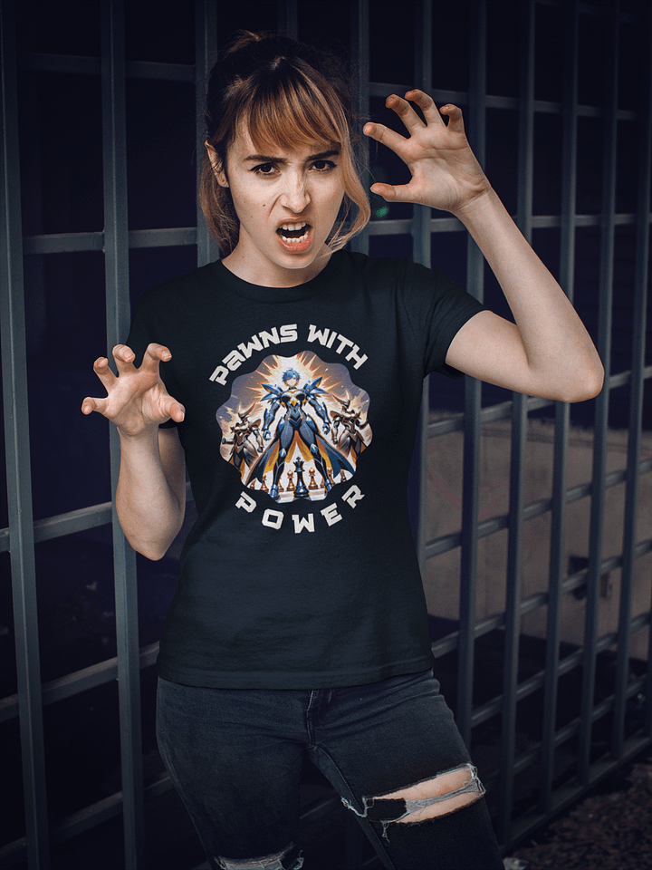 Pawns with Power Anime Chess T-Shirt product image (1)