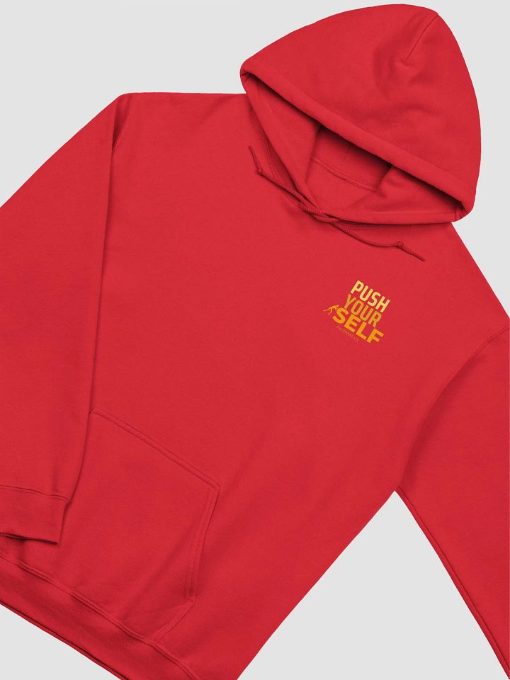 Gildan Classic Push Yourself Hoodie_Red_SC product image (2)