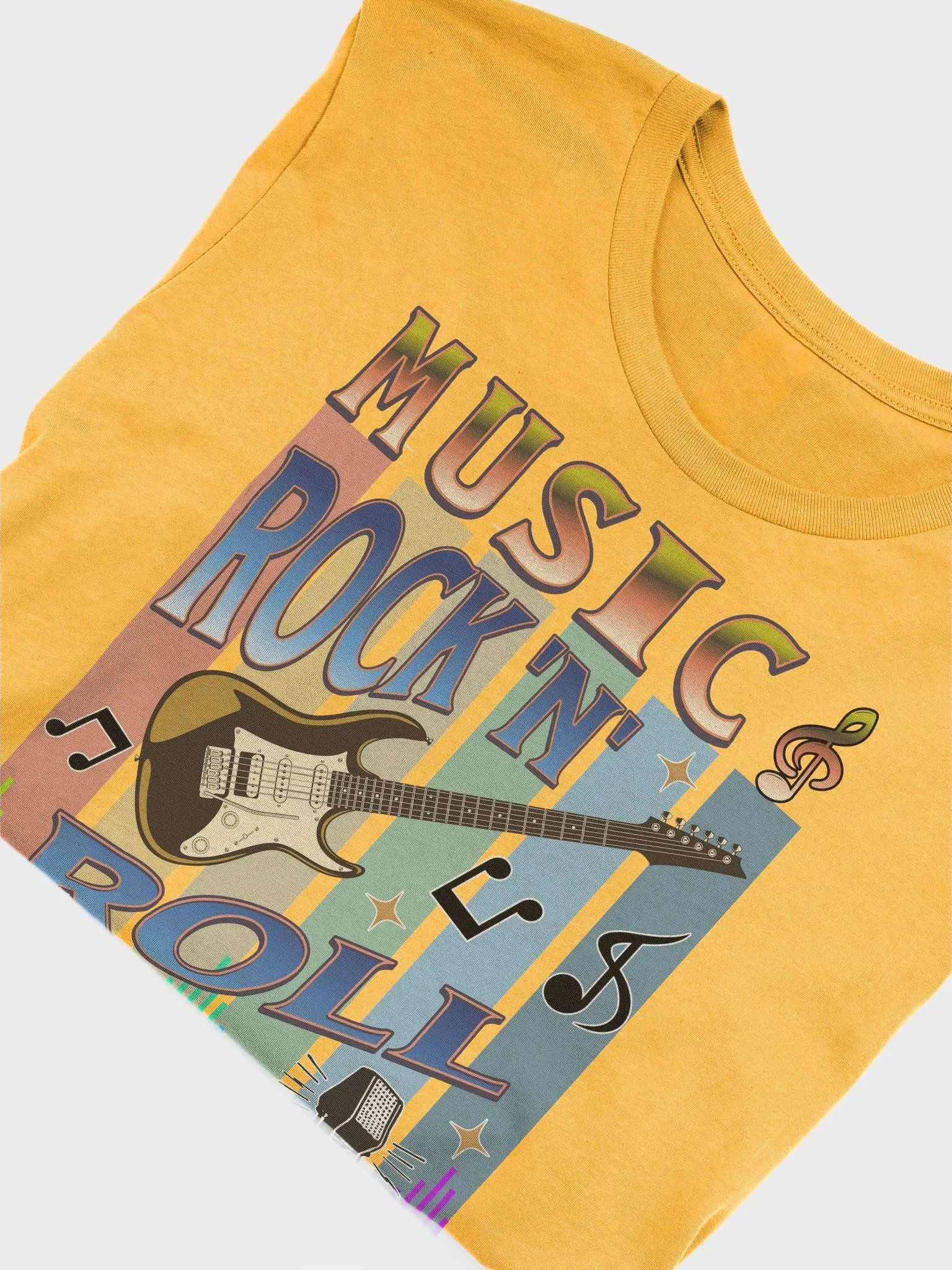 Music Rock N Roll Guitar Vibes Tee product image (4)