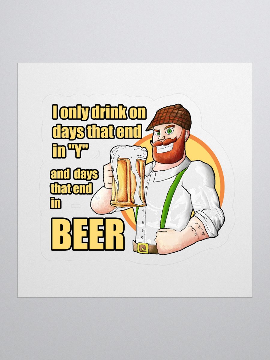Beer Lad 1 Sticker product image (4)
