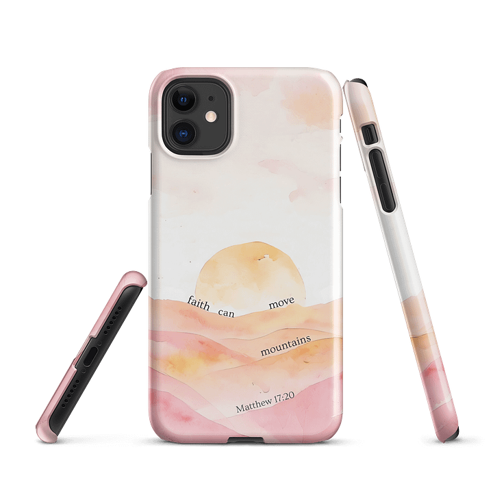 Faith Can Move Mountains iPhone® Snap Case product image (1)