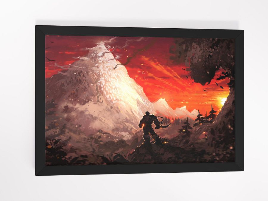 Orc Mountain Framed Art Print, by Ryky product image (4)