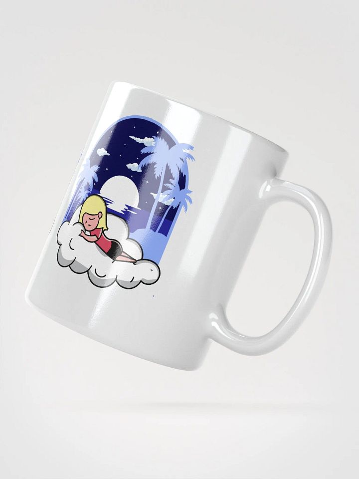 Tripple Cloudy Night White Mug product image (2)