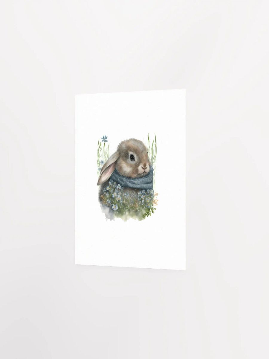 Watercolor Woodland Bunny Print product image (3)