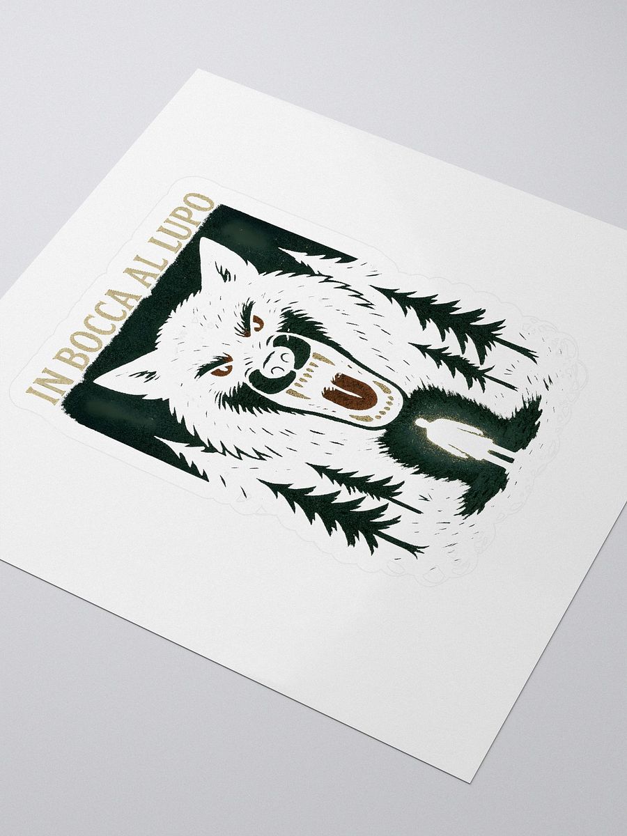 In bocca al lupo sticker by dark alphabet product image (3)