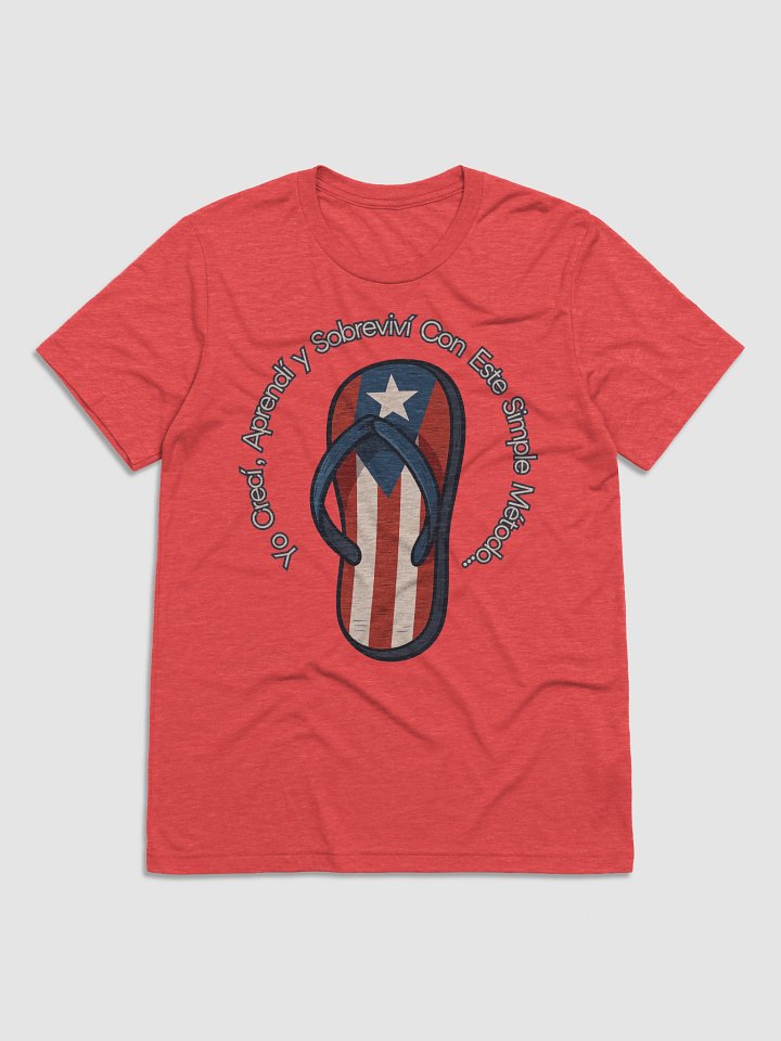 Puerto Rico Chancleta Flag Print Tee product image (10)