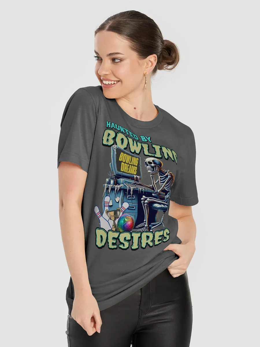 Haunted By Bowling Desires Skeleton T-Shirt product image (5)