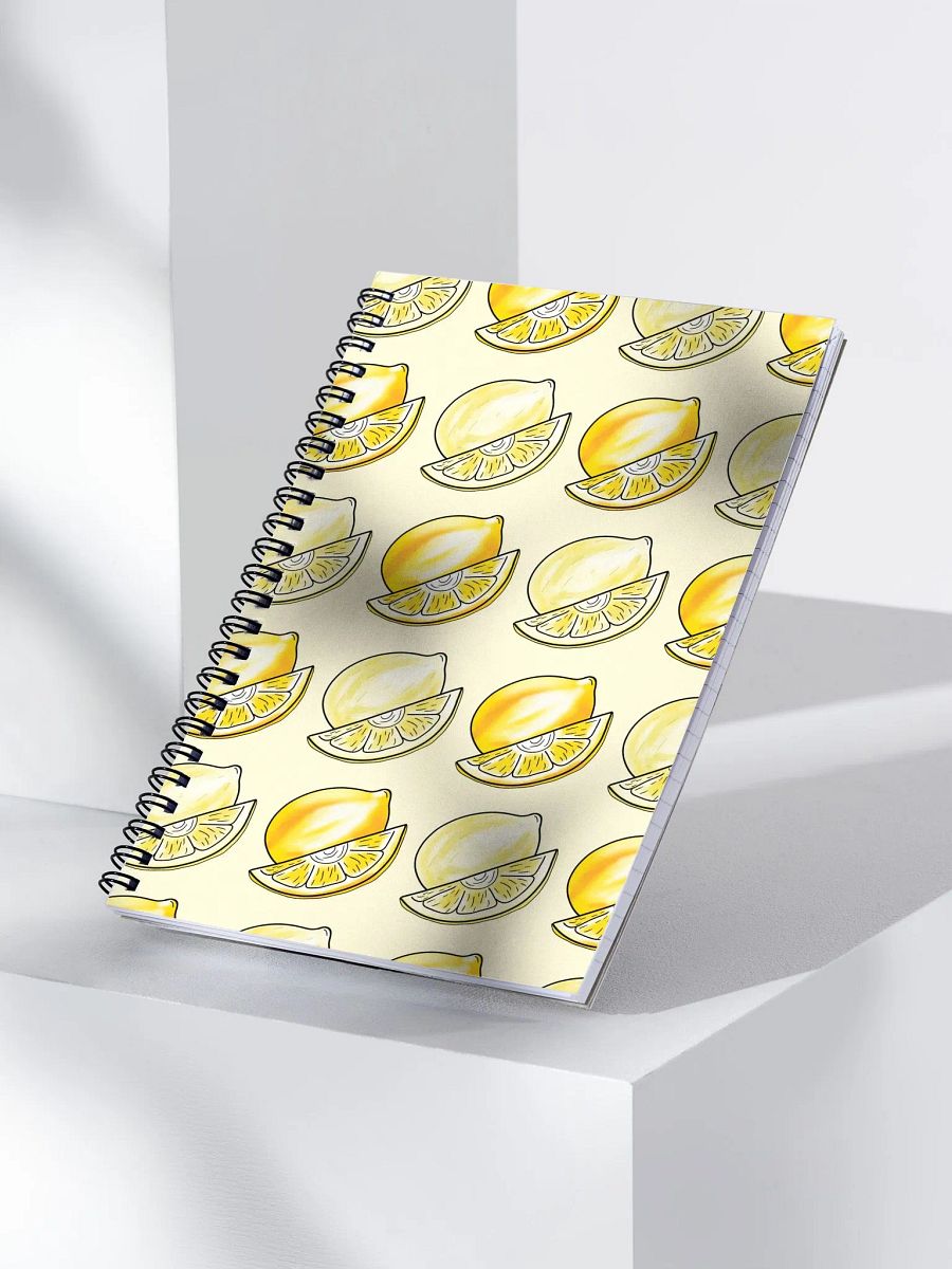 Lemons Lemons Everywhere Patterned notebook product image (4)