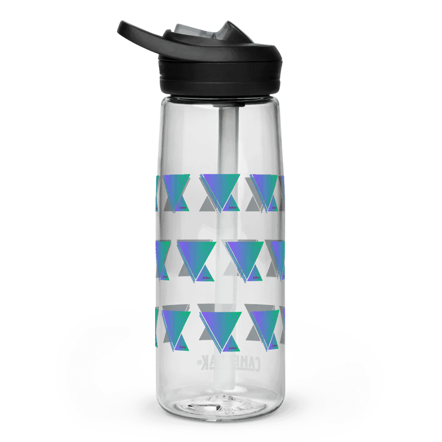 Gradient Triangles Sports Water Bottle product image (8)