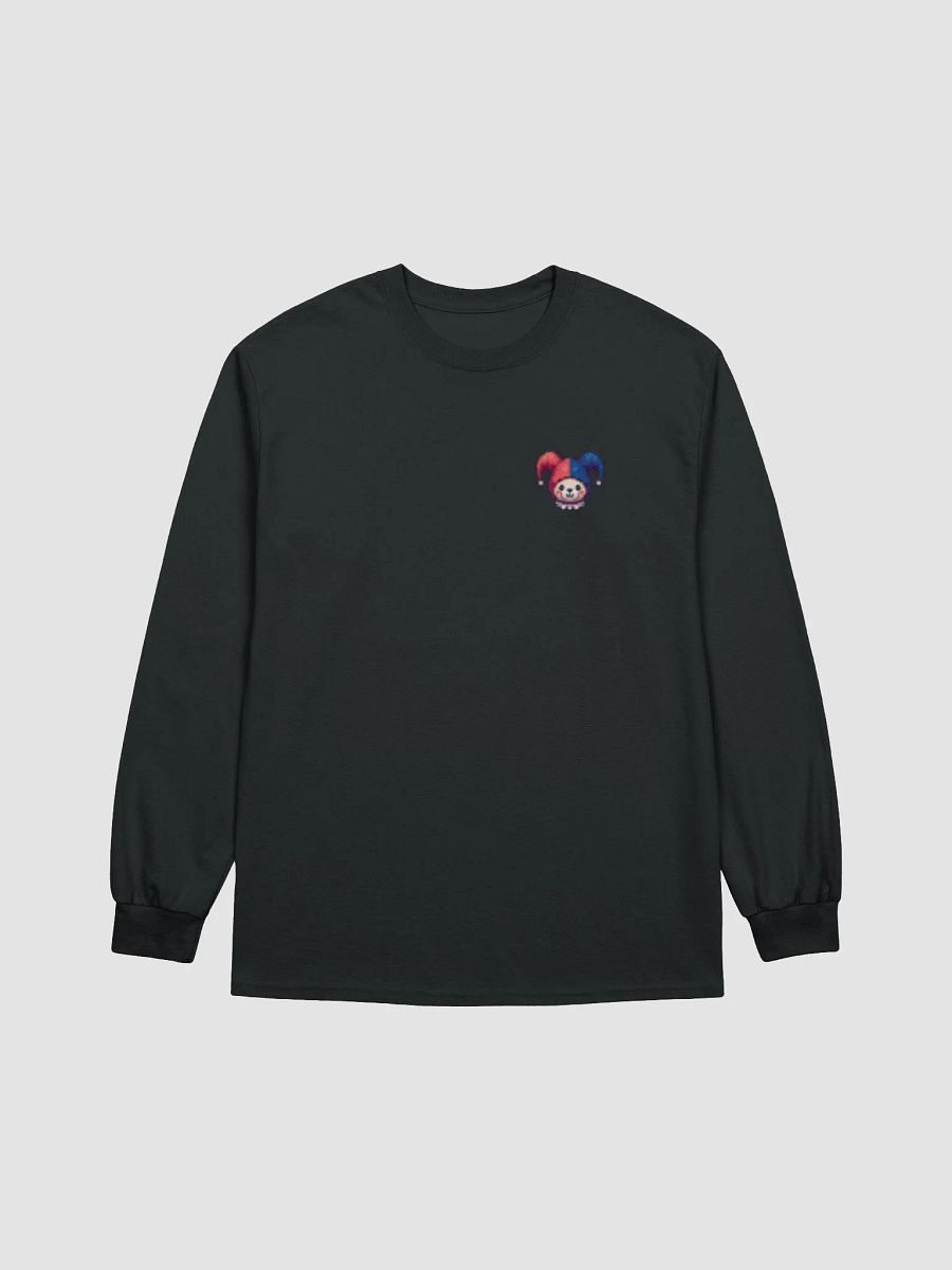 Pixel Art Teddy Bear Jester Long Sleeve T-Shirt product image (9)
