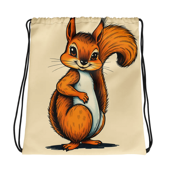 Pooky's Playful All-Over Drawstring Bag product image (1)
