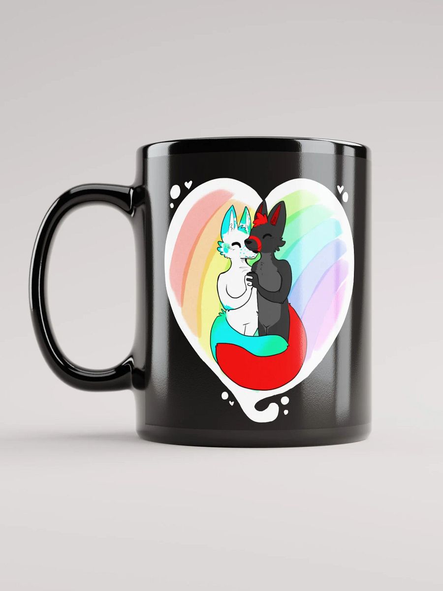 Fisk x Fury Pride Black Glossy Mug product image (11)