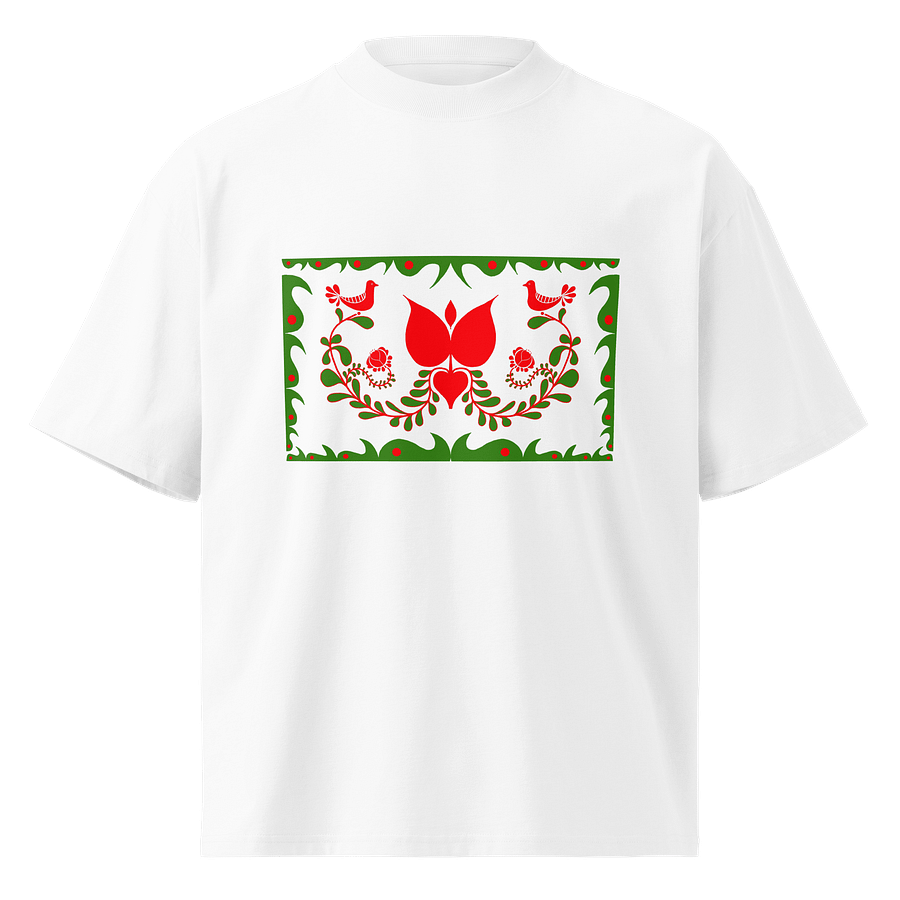 Traditional Hungary Folk Art Harmony Organic T-Shirt product image (1)