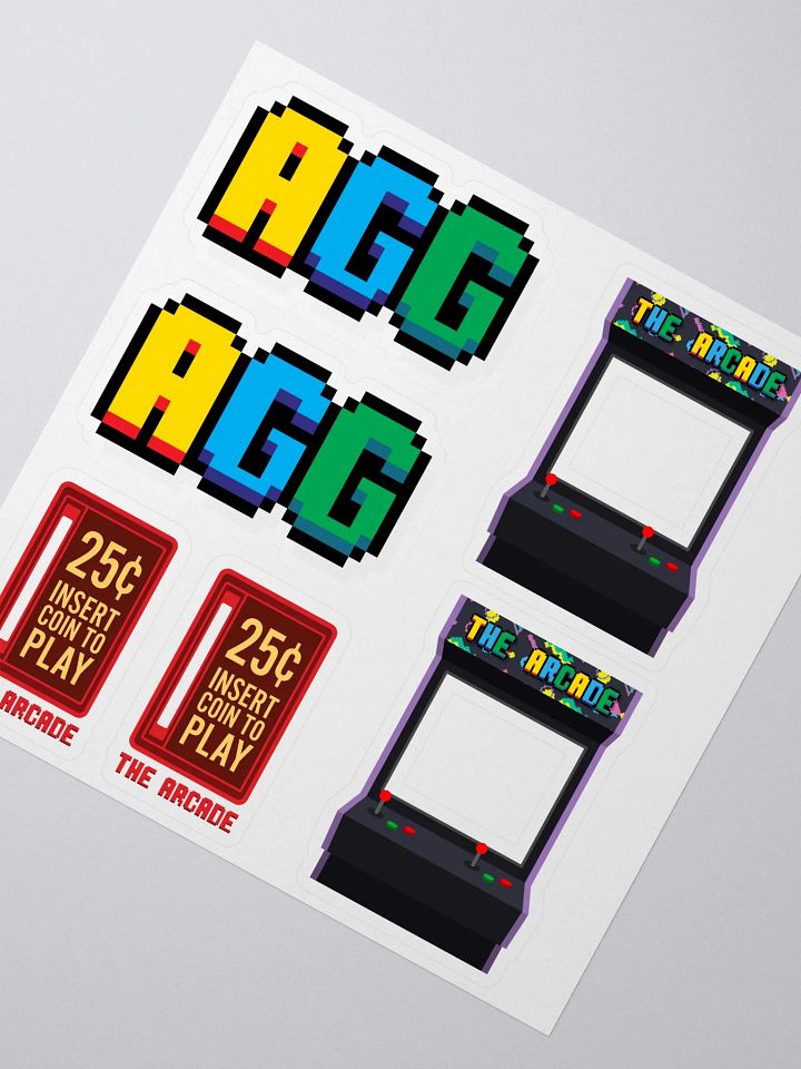 The Arcade ∙ Sticker Sheet product image (2)