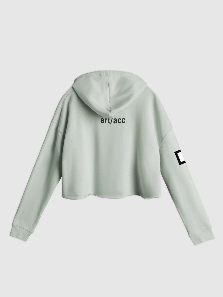 LOOK COMFY - Monochrome Chic Cropped Hoodie product image (2)