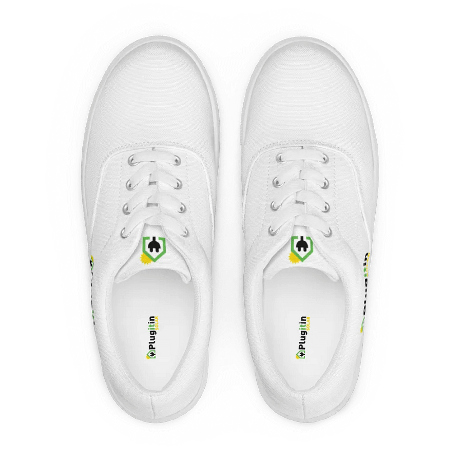 Plug It In Solar High-Quality Women's Lace-Up Canvas Shoes product image (1)